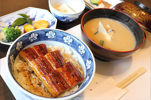 鯉こく うな丼定食